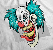 image of product the laughing clown design